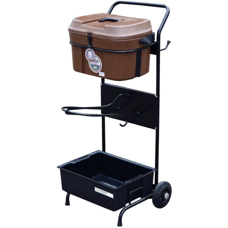 LA GEE - Servante d'Ecurie Porte Selle + Coffre BOX PRO XL ROUGE