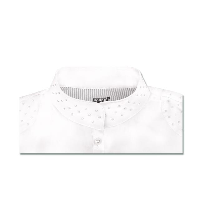 EQUITHEME- Chemise de concours manches longues quickdry, JULIA XS FEMME
