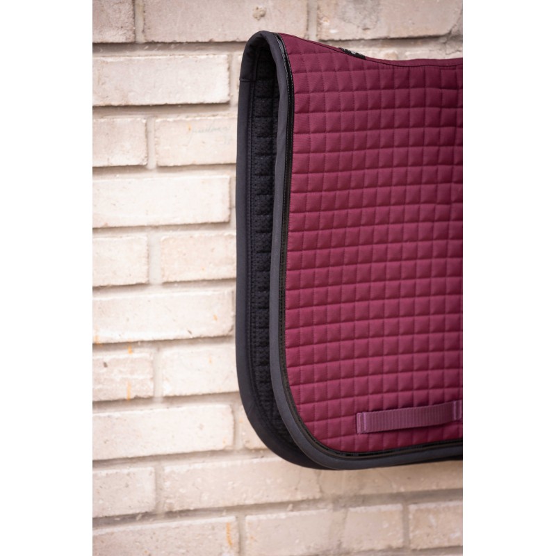 PADDOCK SPORTS - Tapis Dressage motifs carreaux en coton AMERICAIN NOIR