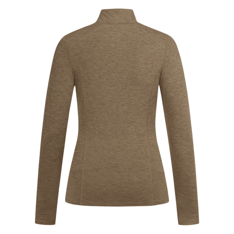 ELT - T Shirt Technique FEMME Col Zippé MILANO ML XXS FEMME NOIR