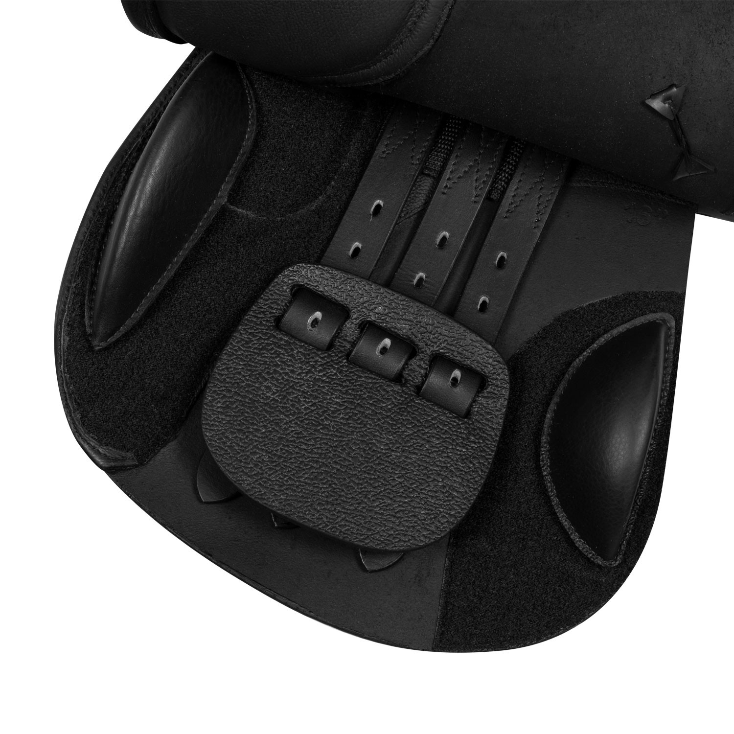 SUPREME - Selle Mixte en cuir siège Semi Creux BOSTON 4 arcades 16.5 pouces