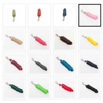 Longe d'Attache en Nylon Tressé, UMBRIA NOIR