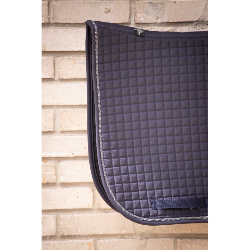 PADDOCK SPORTS - Tapis Dressage motifs carreaux en coton AMERICAIN NOIR