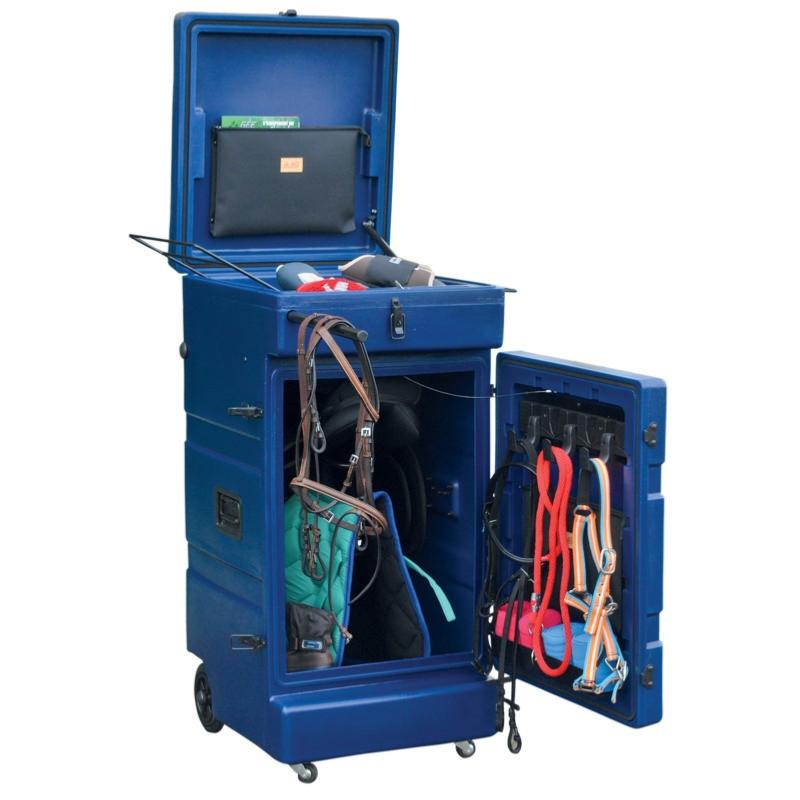 LA GEE - Malle Roulante Verticale pour Concours Equitation ANTHRACITE