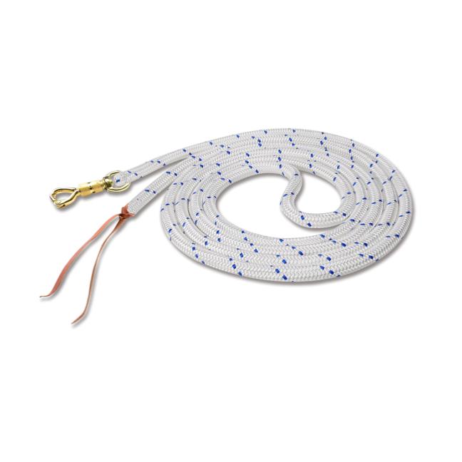 Longe Solide à Mousqueton de Sécurité Pivotant 4.20M, WALDHAUSEN NOIR