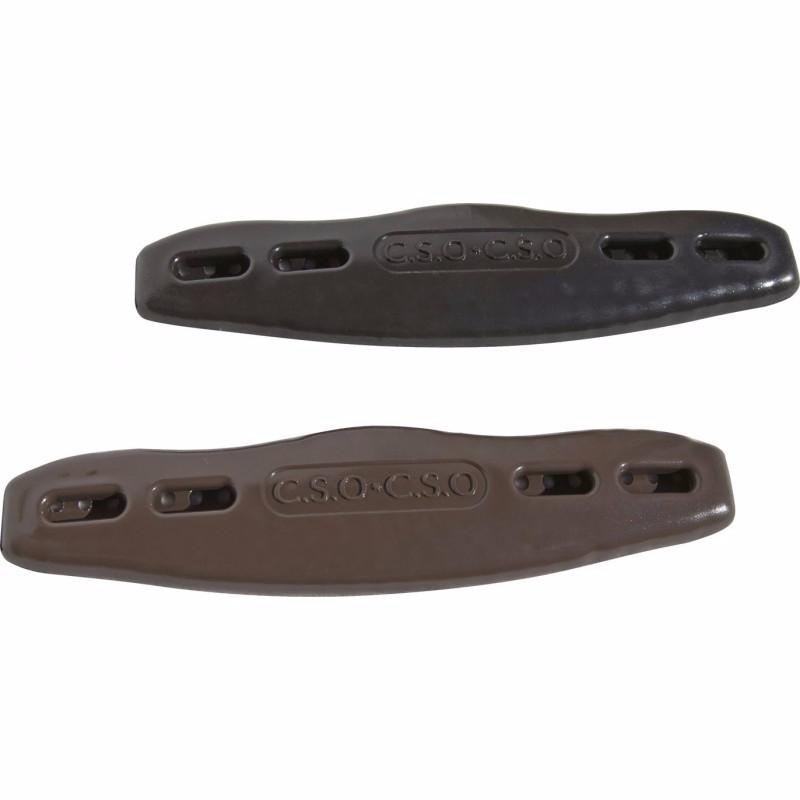 ACAVALLO - Pad de Muserolle ou Têtière Anti Choc en Gel NOIR en STOCK