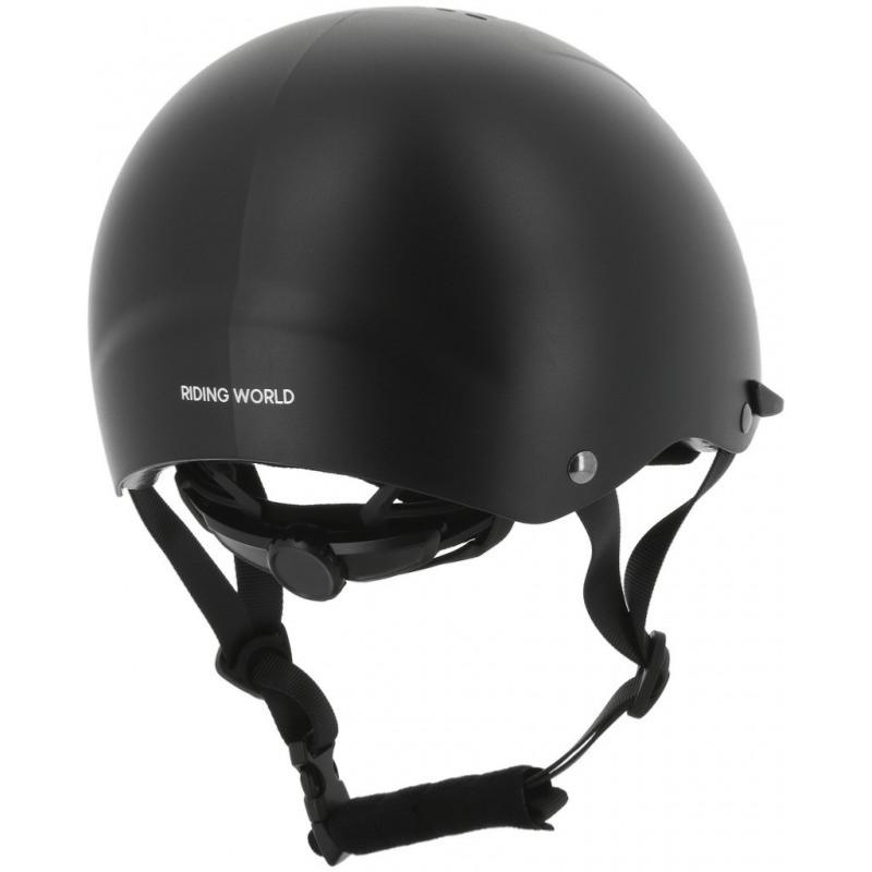 RIDING WORLD - Casque d'Equitation enfant léger et ventilé WINDY NOIR XS/S 50/54 CM